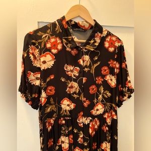 Dark Floral Maxi Dress